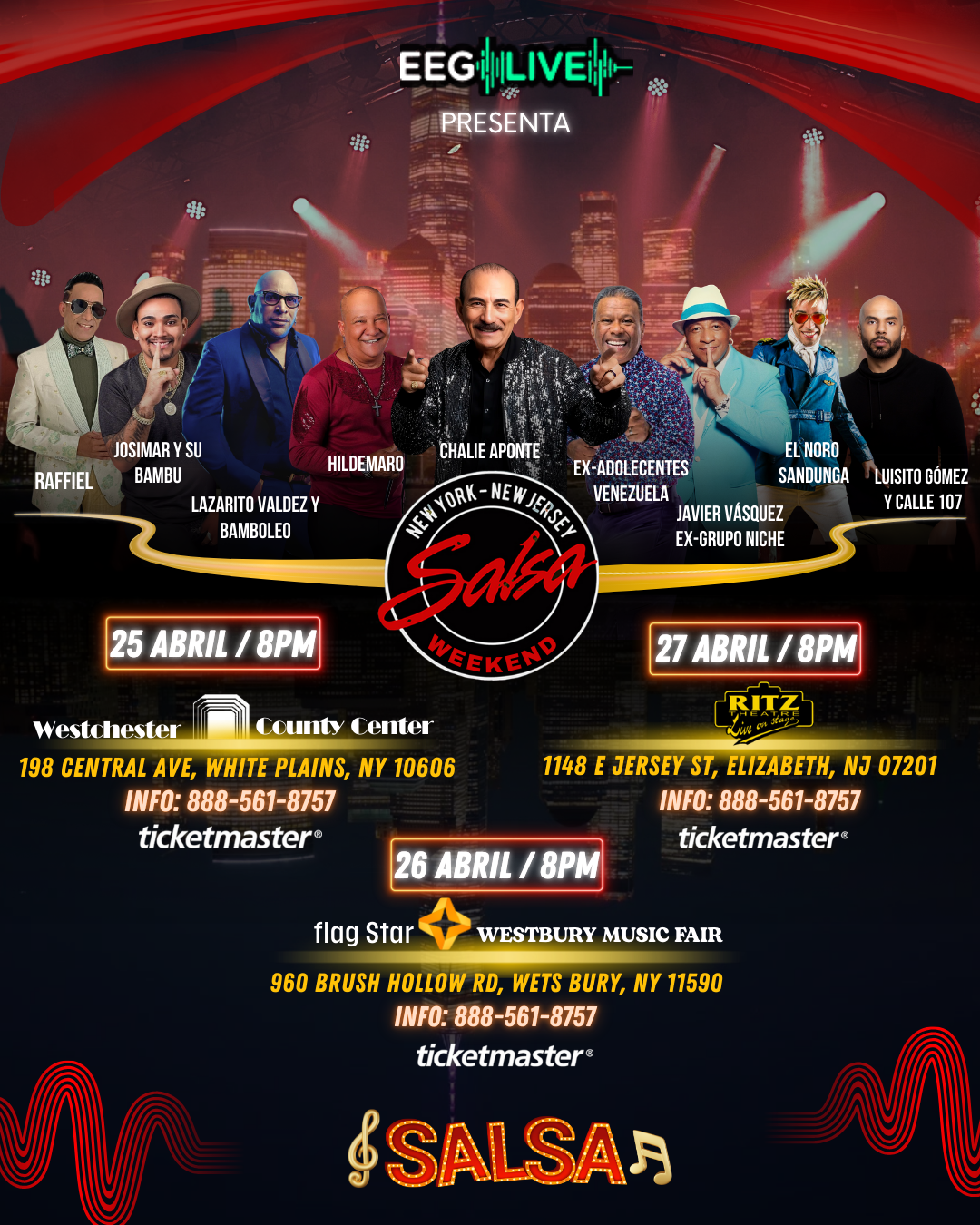 Salsa Fest Weekend! pone a gozar a Long Island, Nueva York y Nueva Jersey